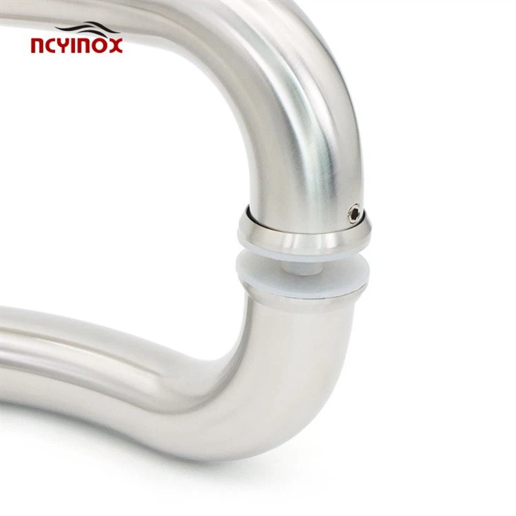 Aluminium Door C Shape Pull Handle With Ends Bended Round