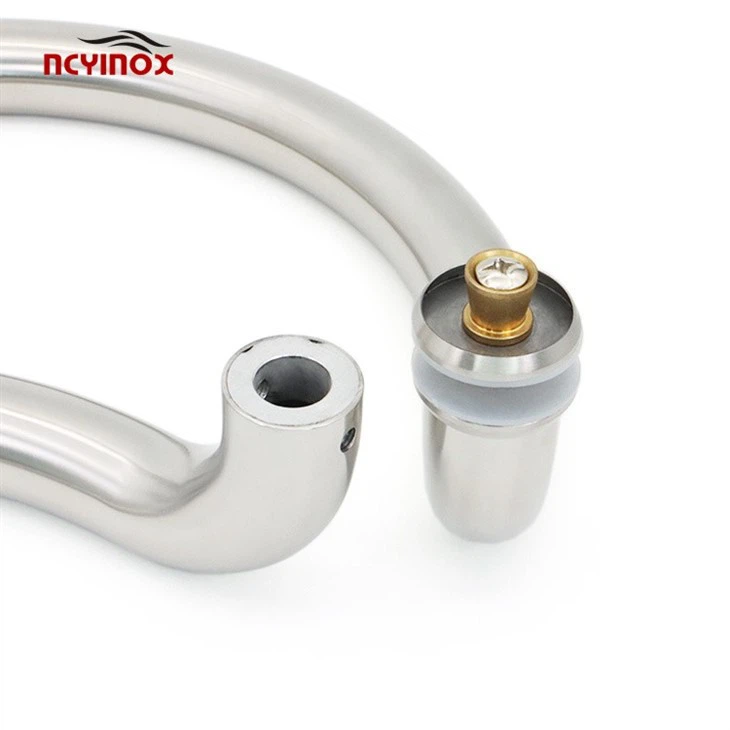 Aluminium Door C Shape Pull Handle With Ends Bended Round