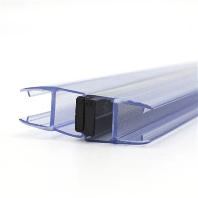 Fine Twalèt Glass Pòt Nwa PVC Douch Sal Fermeture Long Waterproof Twalèt Bouche teren