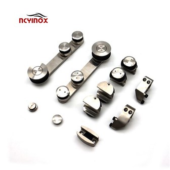 Frameless polisaj pandye glisman pòt vè pyès ki nan konpitè pou biwo an vè pòt