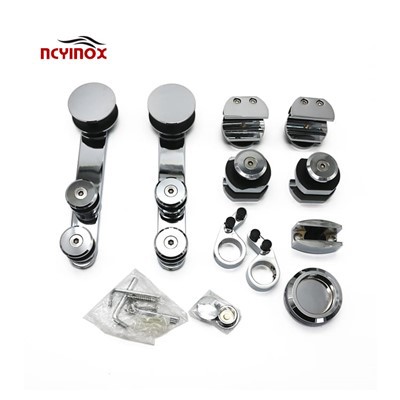 Segondè Kalite Nerjaveèi asye douch glisman pòt sistèm pou pòt an vè