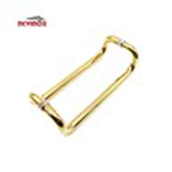Luxury Gold Nerjaveèi Frameless Glass Rale Manch Pòt Pou Pòt Glass