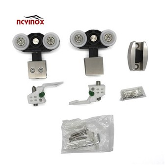 Tanpered Glass glisman pòt pann woulèt woulèt pandye wou pòt roulo